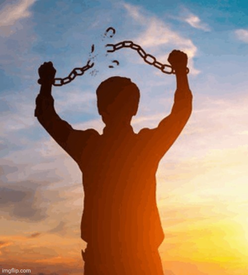 Man Breaking Chains | image tagged in man breaking chains | made w/ Imgflip meme maker