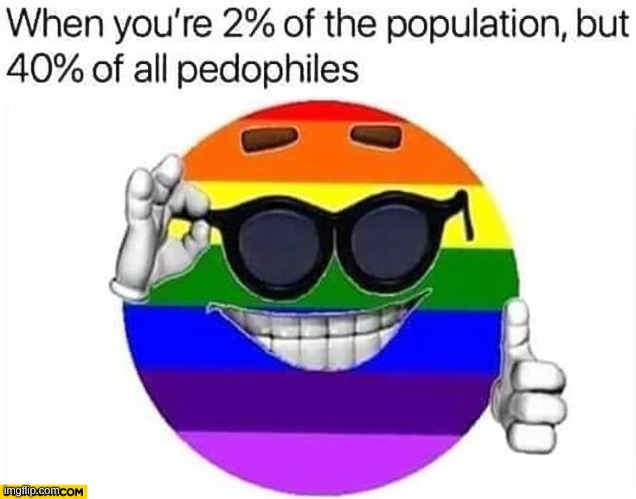 image tagged in statistics,homosexuality,pedophiles | made w/ Imgflip meme maker