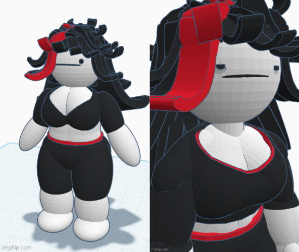 just now realizing how much her appearance has improved | made w/ Imgflip meme maker
