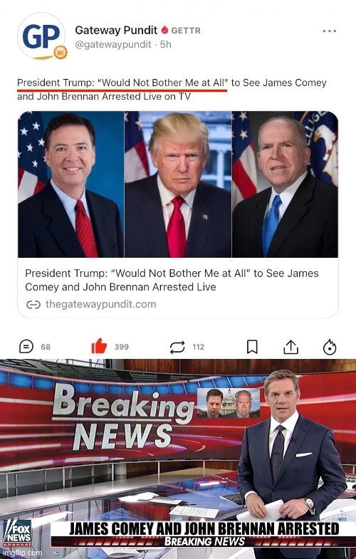 If James Comey and John Brennan are innocent—why do they need so many lawyers? | JAMES COMEY AND JOHN BRENNAN ARRESTED | image tagged in james comey,fbi,cia,president trump,donald trump | made w/ Imgflip meme maker
