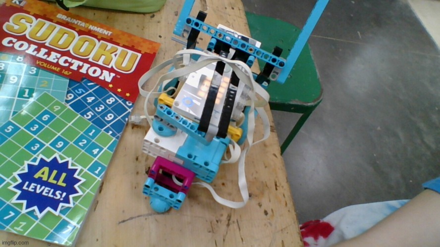 my lego robot :3 | made w/ Imgflip meme maker