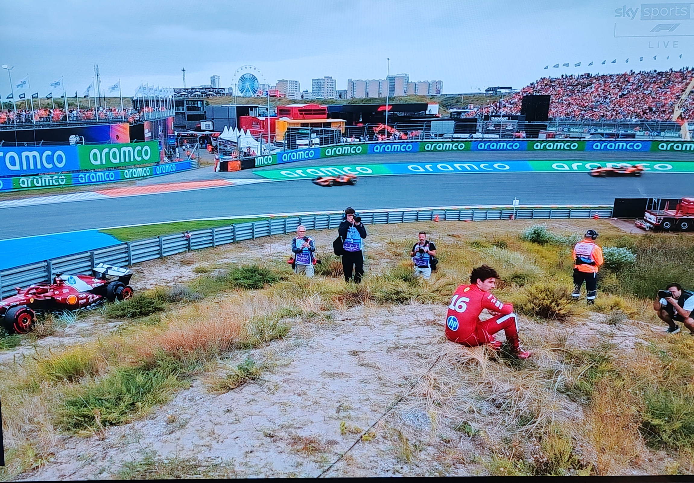 Leclerc Watching Blank Meme Template