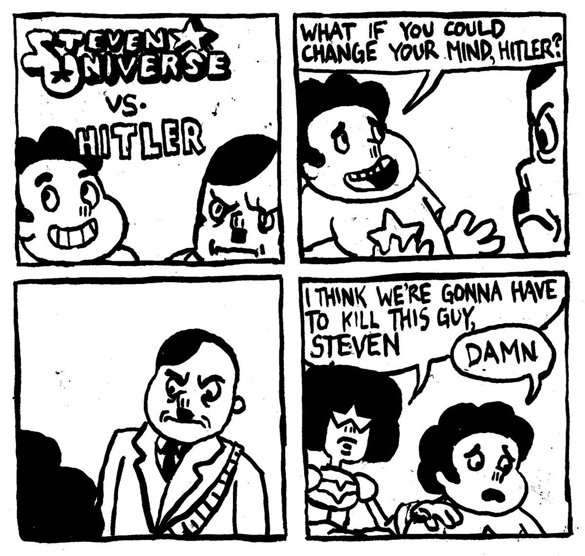 Steven Universe Hitler Blank Meme Template