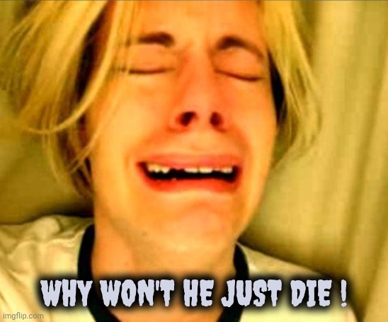 Leave Britney Alone | WHY WON'T HE JUST DIE ! | image tagged in leave britney alone | made w/ Imgflip meme maker
