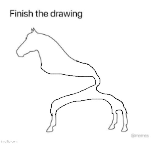 Finish the drawing | image tagged in finish the drawing | made w/ Imgflip meme maker