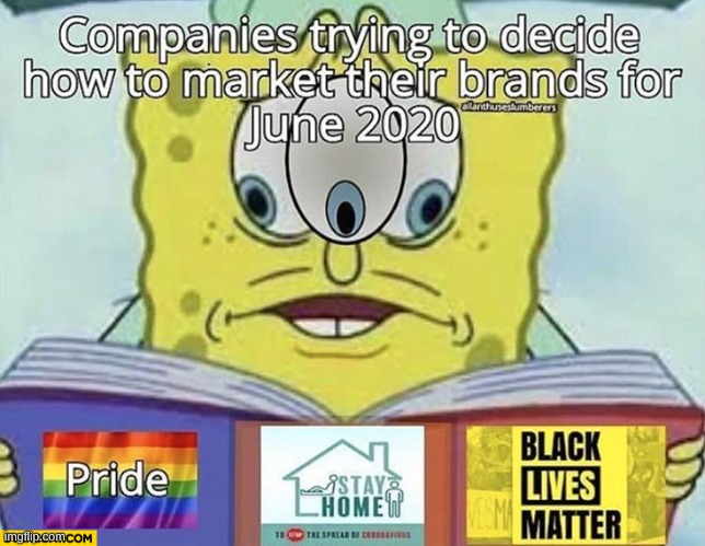 image tagged in funny,spongebob,company,libtards,libtard | made w/ Imgflip meme maker