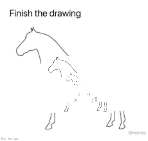 Finish the drawing | image tagged in finish the drawing | made w/ Imgflip meme maker