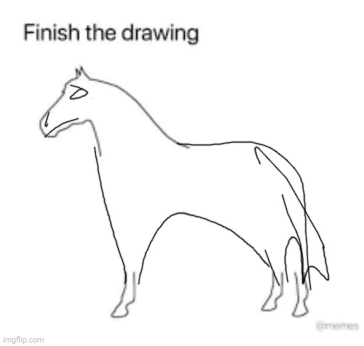 honse | image tagged in finish the drawing | made w/ Imgflip meme maker