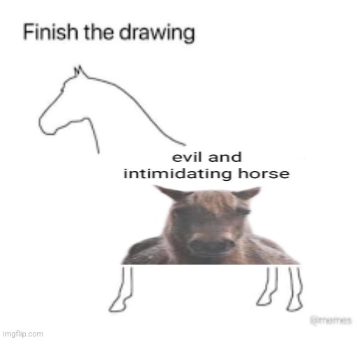 Finish the drawing | image tagged in finish the drawing | made w/ Imgflip meme maker