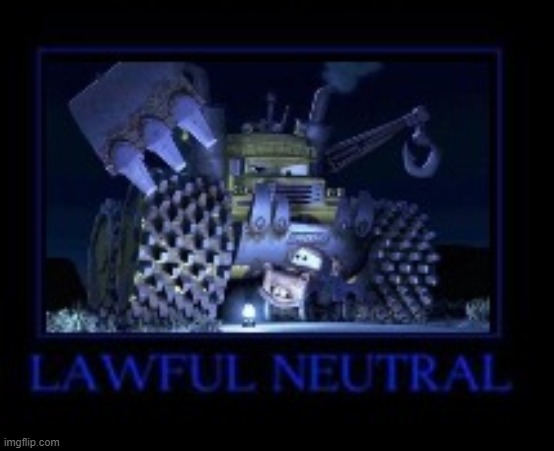 The Screamin Banshee is lawful neutral | image tagged in pixar,cars | made w/ Imgflip meme maker