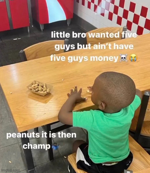 Temp pull part 5 | image tagged in lil bro wanted five guys | made w/ Imgflip meme maker