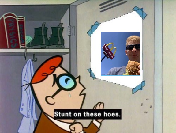 did the random meme thing and it gave me gold | image tagged in stunt on these hoes | made w/ Imgflip meme maker