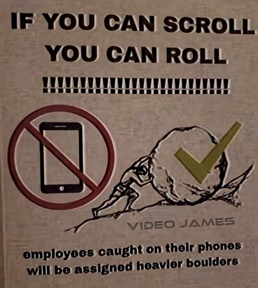 if you can scroll you can roll Blank Meme Template