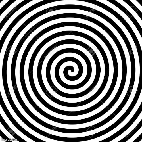 temp shuffle made me post this | image tagged in hypnosis spiral | made w/ Imgflip meme maker