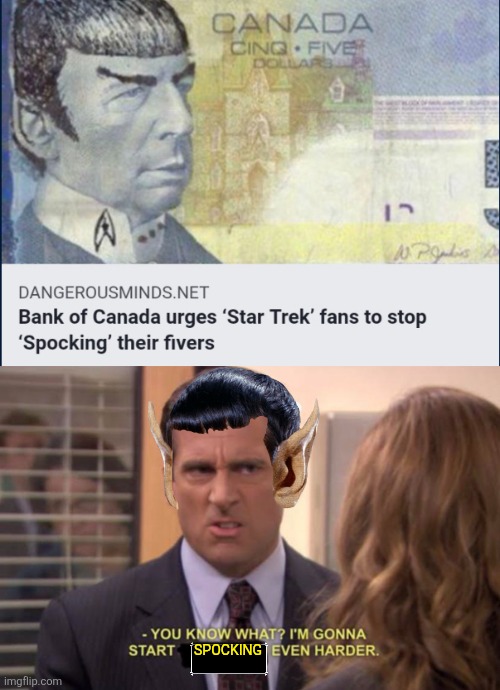 Spocking | SPOCKING | image tagged in spicking | made w/ Imgflip meme maker