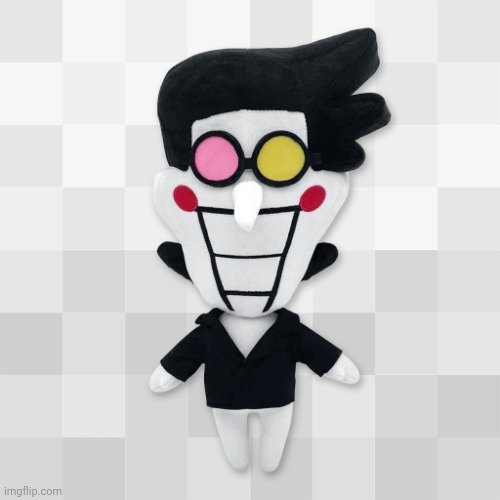 hiiiiii | image tagged in spamton plush | made w/ Imgflip meme maker