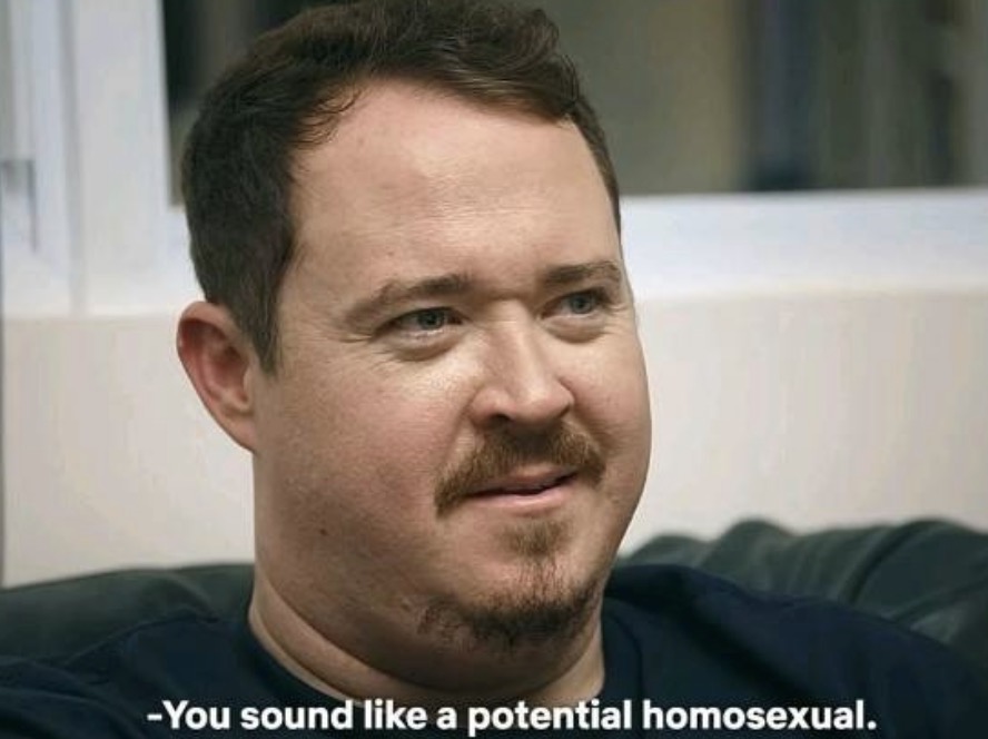 you sound like a potential homosexual Blank Meme Template