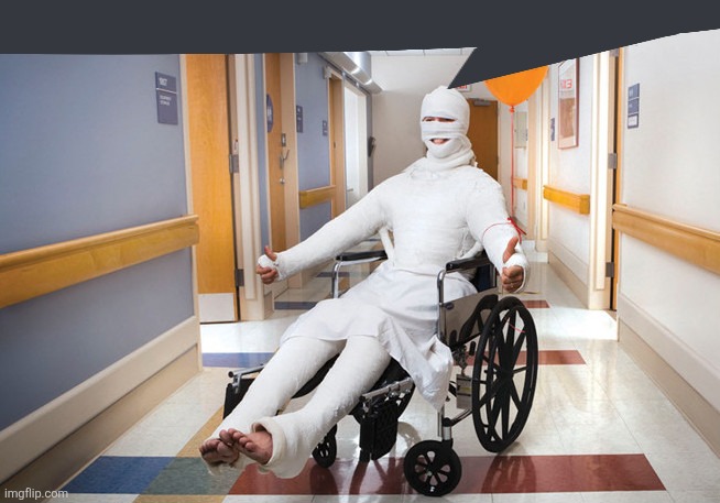 ㅤ | image tagged in injured guy | made w/ Imgflip meme maker