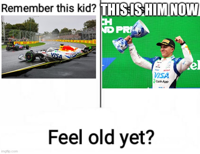 Isack Hadjar Redemption Arc | THIS IS HIM NOW | image tagged in remember this kid | made w/ Imgflip meme maker