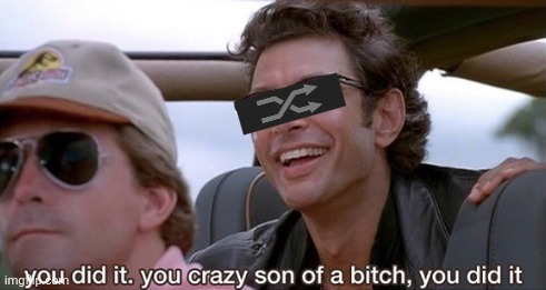Son of flip button lives in the Meme Generator | image tagged in you did it jurassic park,flip button | made w/ Imgflip meme maker