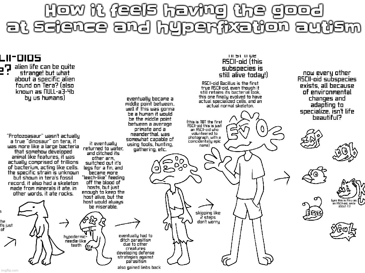 How it feels having the good at science and hyperfixation autism | made w/ Imgflip meme maker