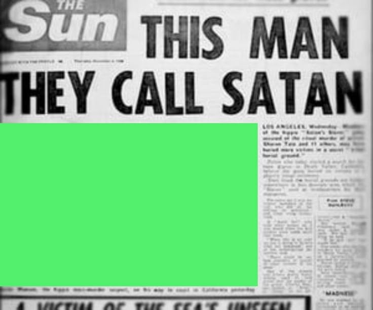 This man they call satan Blank Meme Template