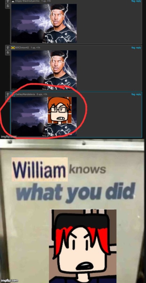 William spot the odd one out. IT'S HIS COUSIN MC! | image tagged in mc,william,comics,odd one out,comments,moscovio may | made w/ Imgflip meme maker