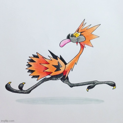 Galarian Roadrunner.mp3 | image tagged in fanart | made w/ Imgflip meme maker
