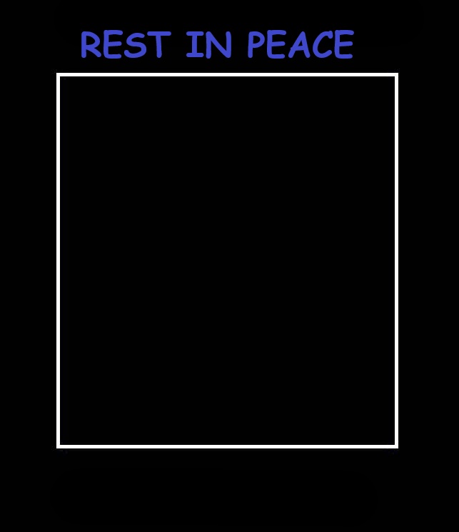 Rest in peace Blank Meme Template