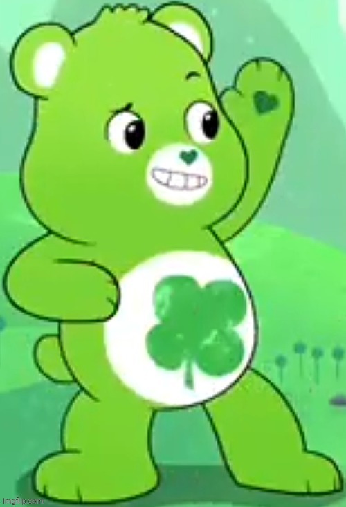 Good Luck Bear | image tagged in care bears | made w/ Imgflip meme maker