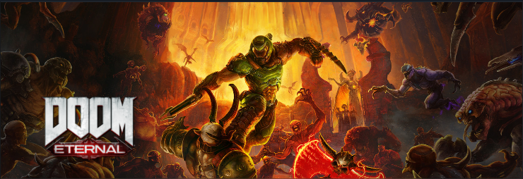 doom eternal steam art Blank Meme Template