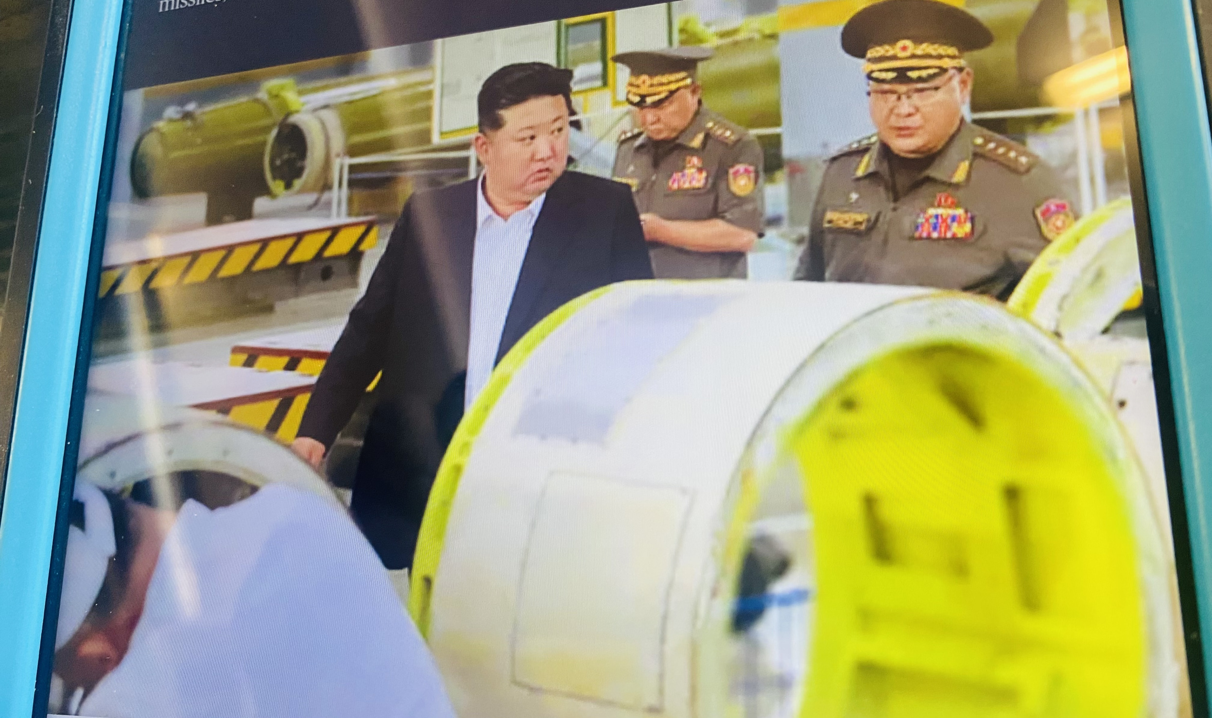 Kim Jong Un looking at things Blank Meme Template