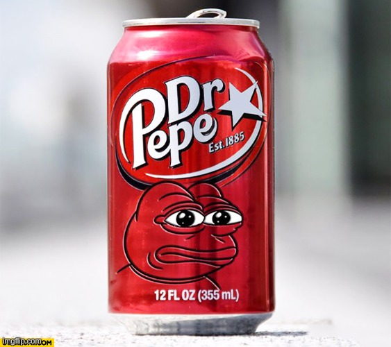 image tagged in drink,pepe the frog | made w/ Imgflip meme maker