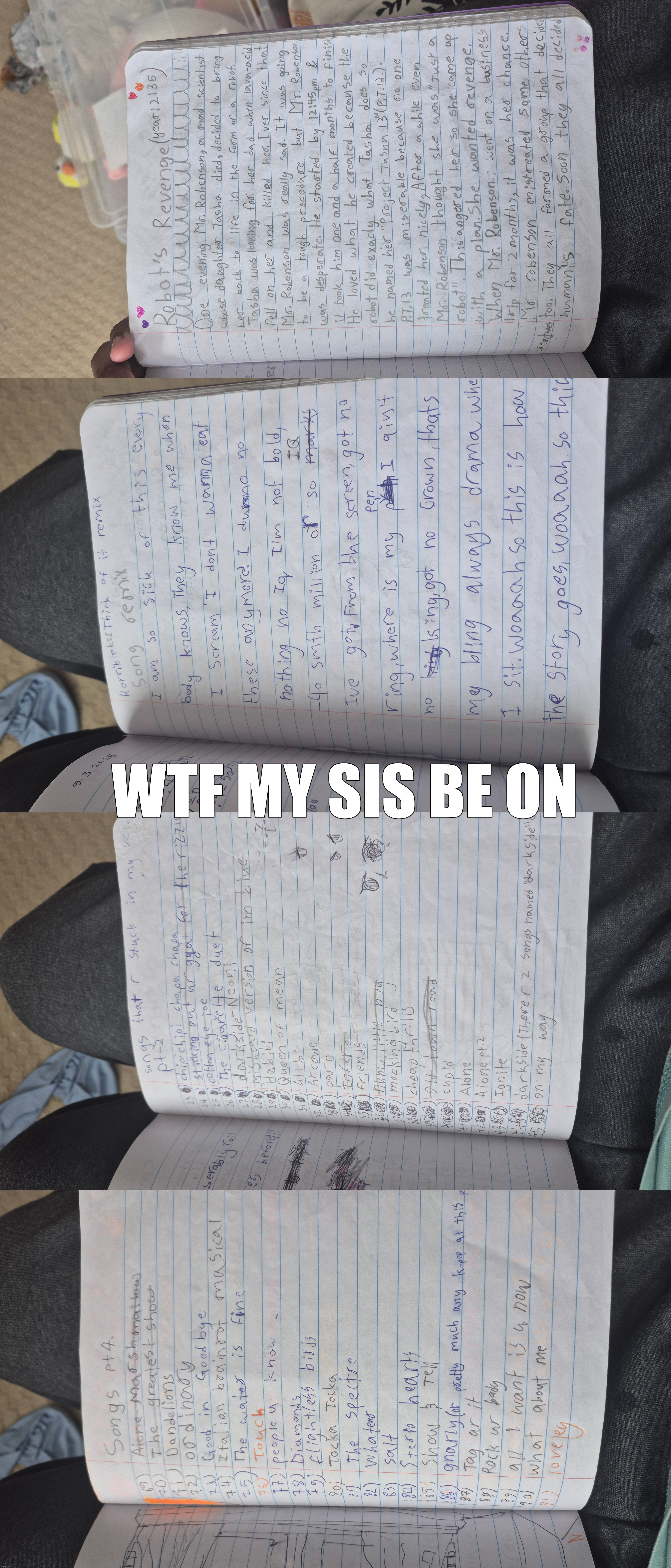 WTF MY SIS BE ON | made w/ Imgflip meme maker