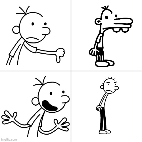 Rodrick's the goat | image tagged in wimpy kid drake | made w/ Imgflip meme maker