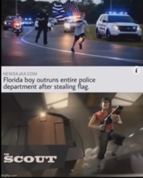 The scout | image tagged in speed | made w/ Imgflip meme maker