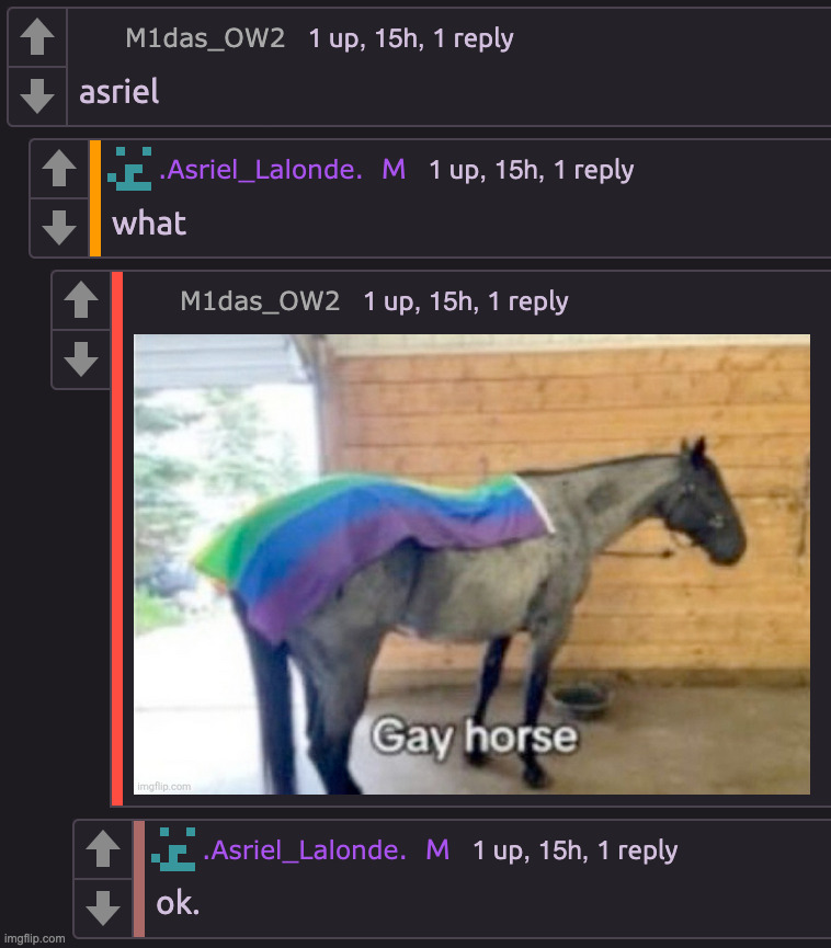 gay horse | made w/ Imgflip meme maker
