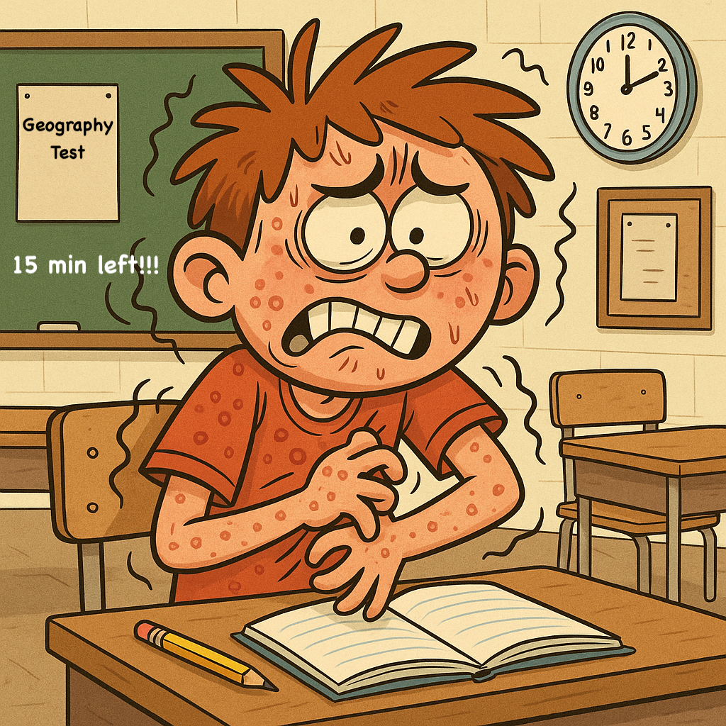 Anxious Student Blank Meme Template