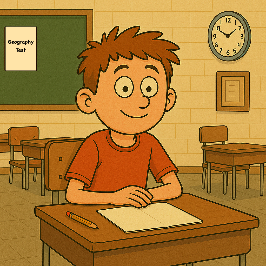 Calm Student Blank Meme Template