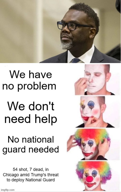 DEMS are destroying America intentionally; they can no longer deny it. | image tagged in brandon johnson | made w/ Imgflip meme maker
