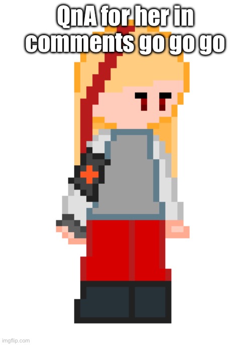 Charlotte | QnA for her in comments go go go | image tagged in charlotte | made w/ Imgflip meme maker