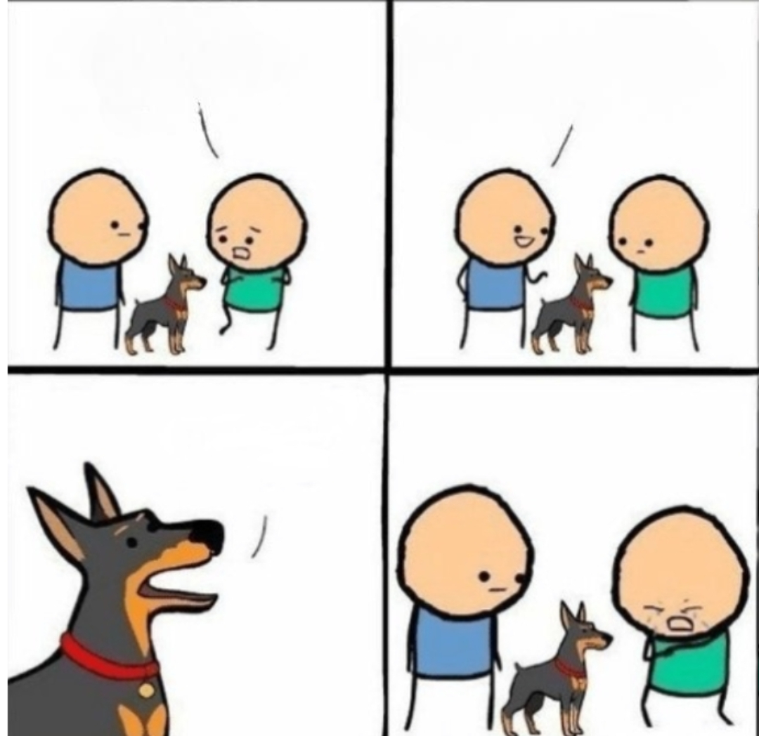 Does he bite? Base Blank Meme Template