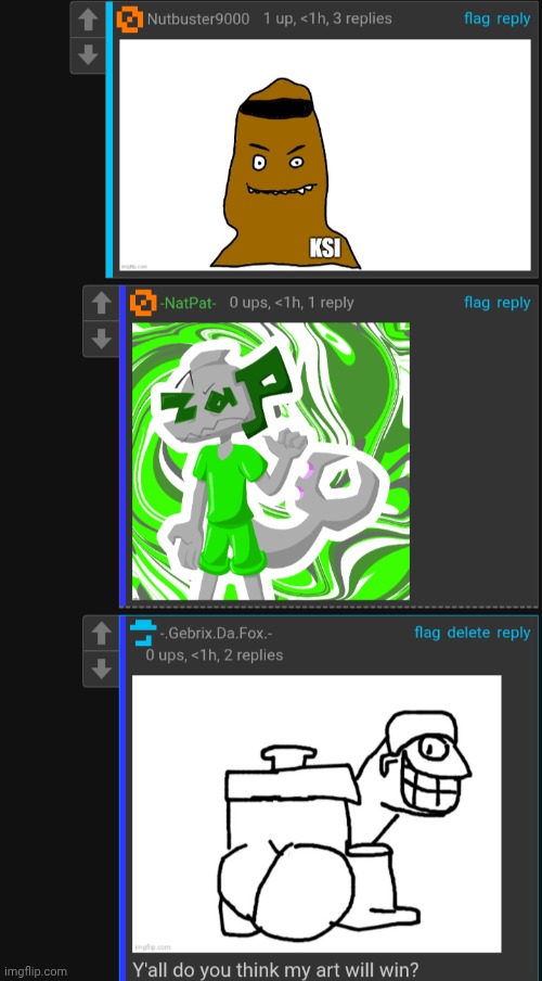 Do a recount, nathematics excluded me. Who wins the drawing contest | made w/ Imgflip meme maker