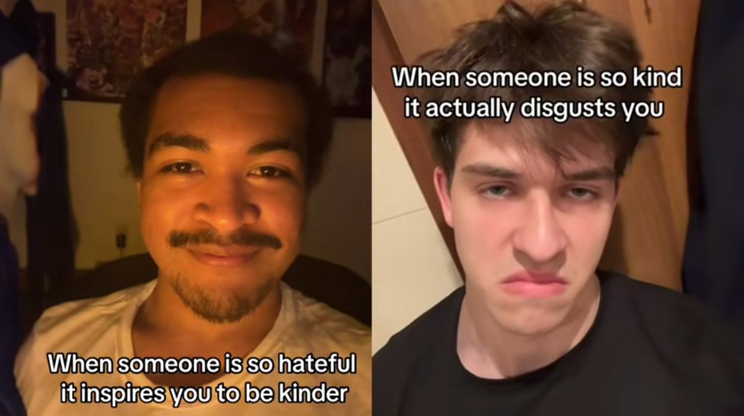 When someone is so hateful it inspires you to be kinder Blank Meme Template