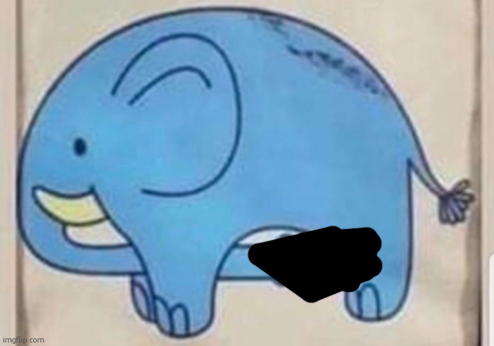 illegal temp shuffle pull | image tagged in elephant sucking itself | made w/ Imgflip meme maker