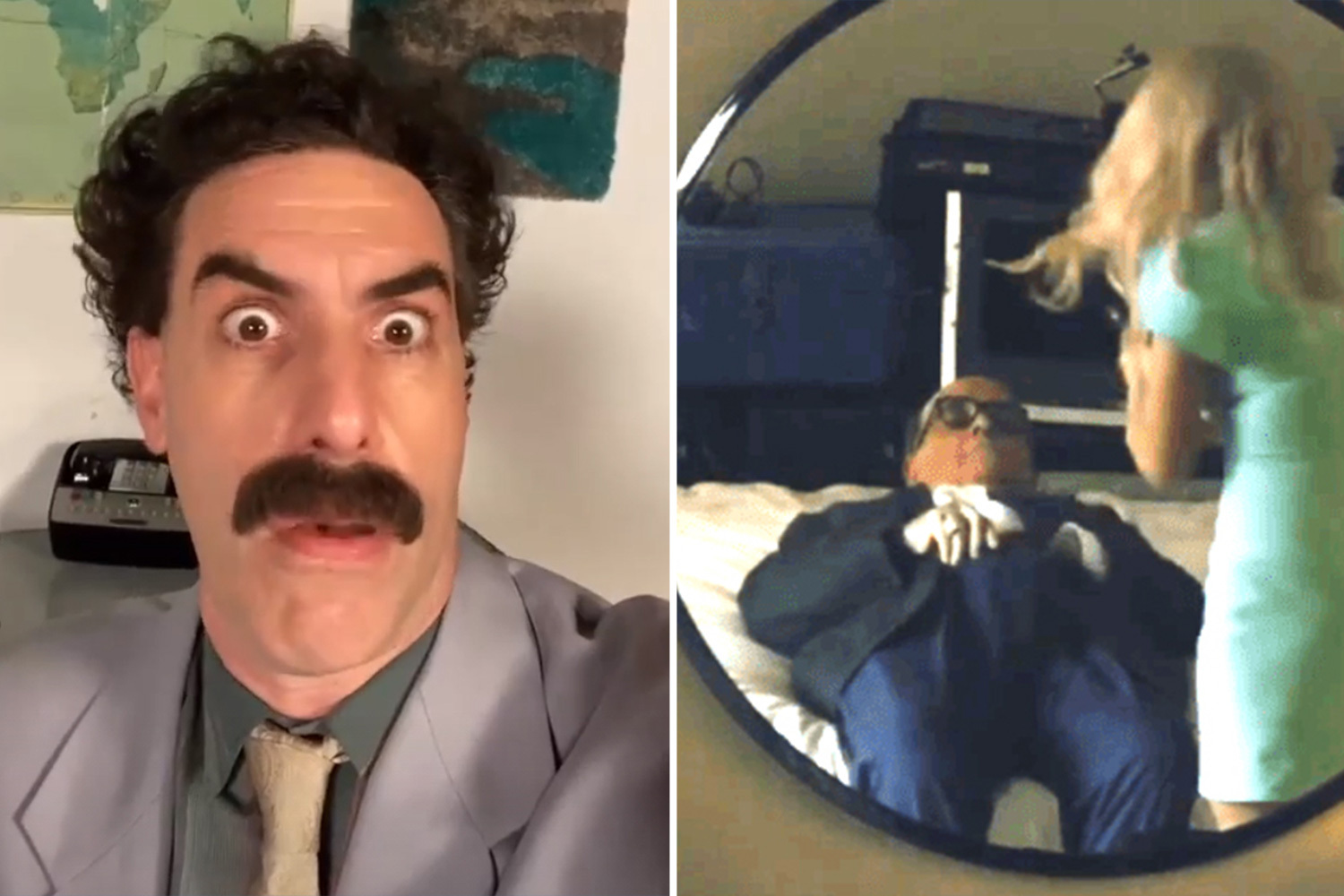 Borat Rudy Giuliani Sacha Baron Cohen Blank Meme Template