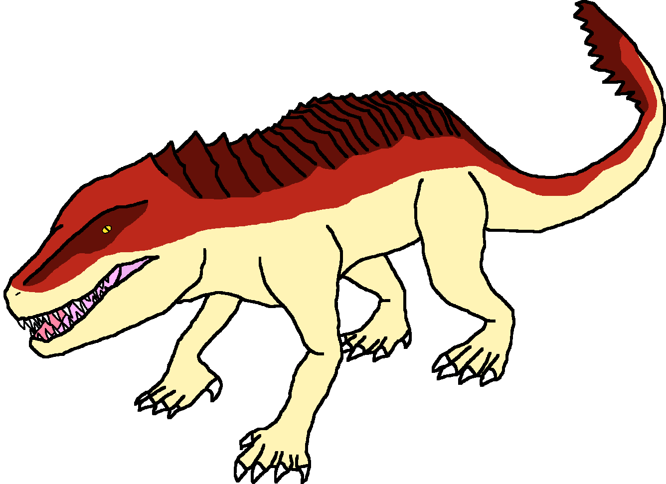 Male Postosuchus (Paleoverse + EOIverse) Blank Meme Template