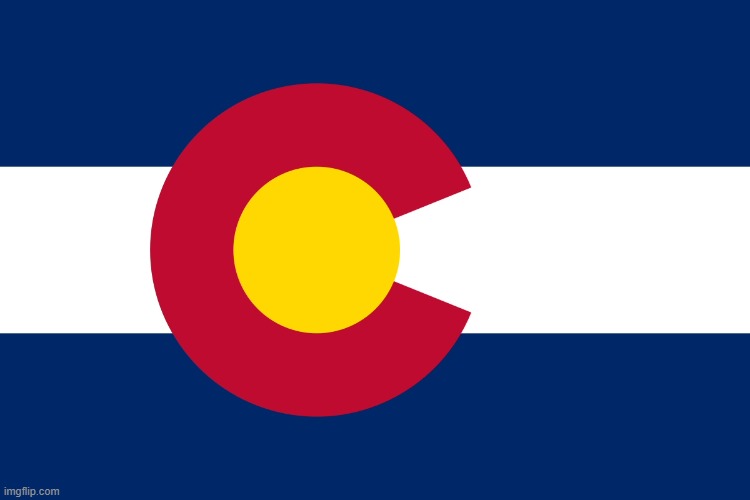 Colorado flag  | image tagged in colorado flag | made w/ Imgflip meme maker