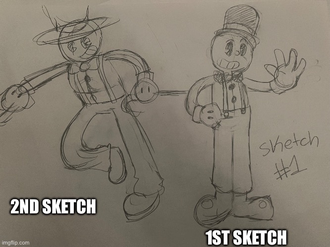2ND SKETCH 1ST SKETCH | made w/ Imgflip meme maker