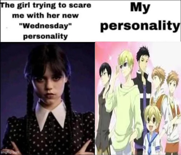 Ts corny, ik, leave me be, I like this anime | image tagged in kiss kiss fall in love,you boys are the homosexual supporting cast | made w/ Imgflip meme maker
